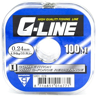 Леска Gamakatsu G-Line competition 0,24мм 100м - фото 1