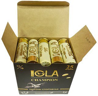 Патрон 12х70 Технодинамика Igla-Champion 7,5 24гр - фото 4