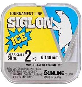 Леска Sunline Siglon V ice fishing clear 50м 0,8/0,148мм