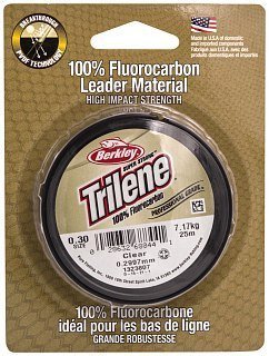 Леска Berkley Trilene Fluorocarbon clear 25m 0.30 - фото 1