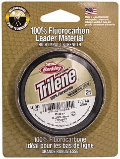 Леска Berkley Trilene Fluorocarbon clear 25m 0.30