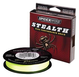 Шнур Spiderwire stealth yellow 137м 0,25мм