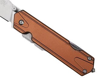 Нож Sanrenmu 7117LUX-LY-T5 складной сталь 12C27 Matte coppery brown - фото 8