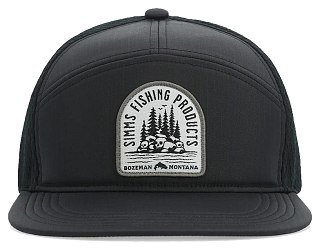 Кепка Simms 7-Panel Tech Trucker Black - фото 1