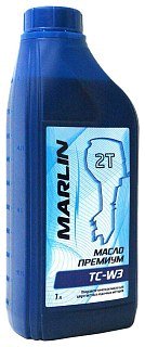 Масло Marlin Премиум полусинтетическое 2Т TC-W3 1л - фото 2