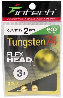 Груз Intech Tungsten 74 gold 3,0гр 2шт
