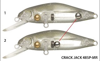 Воблер Pontoon21 Crack jack 48SP-MR-50 - фото 2