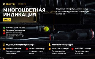 Фонарь Armytek Prime C2 Pro Magnet USB белый - фото 8