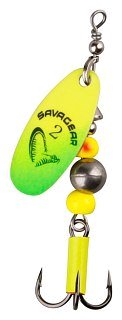 Блесна Savage Gear Caviar Spinner №2 6g 07-fluo yellow/chartreuse