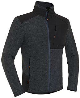 Джемпер H.U.T. Urman флис тёмно-серый/чёрный - фото 3