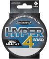 Шнур Ron Thompson Hyper 4-braid 110м 0,22мм 11,3кг 25lb grey