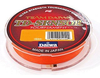 Шнур Daiwa TD Sensor Tournament orange 0,16мм 15LB 150м
