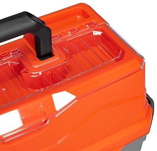 Ящик Helios Nisus Tackle box рыб трехполочный оранжевый - фото 2