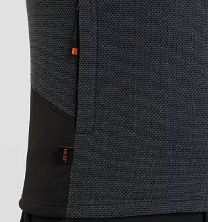 Джемпер H.U.T. Urman флис тёмно-серый/чёрный - фото 7