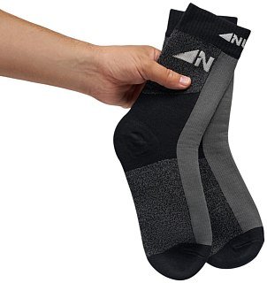 Носки Nucex водонепроницаемые WHR01 черный-серый - фото 5