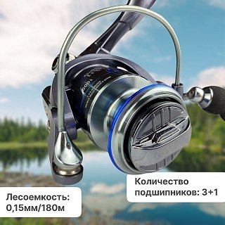 Катушка Riverzone Powerful LE1000 - фото 3