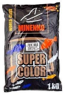 Прикормка MINENKO Super color лещ черный - фото 1