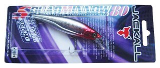 Воблер Jackall Squad Minnow 80 hl silver red head - фото 4