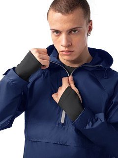 Анорак Urbanfit Go темно-синий - фото 4