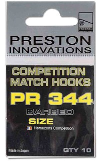 Крючок Preston competition hooks 344 №12 - фото 2