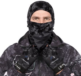 Балаклава Aquatic демисезонная softshell camo black - фото 6