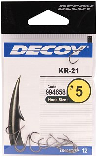 Крючки Decoy KR-21 BN №5 12шт