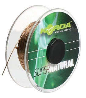 Поводочный материал Korda supernatural gravel brown 25lbs - фото 1