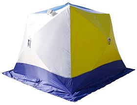 Палатка Стэк Куб-4Т трехслойная дышащая