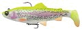 Приманки Savage Gear 4D Trout Rattle Shad 17см 80гр Sikking Lemon Trout