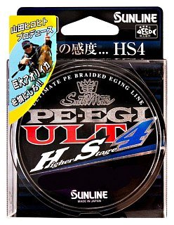 Шнур Sunline SM PE EGI ULT HS4 180м 0,4 3,3кг