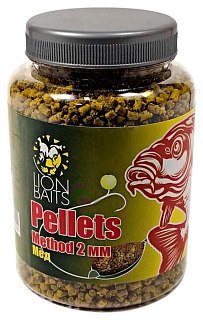 Пеллетс Lion Baits методный мед желтый 2мм 300гр