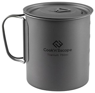 Кастрюля Cook'N'Escape Titanium с крышкой 750мл - фото 1
