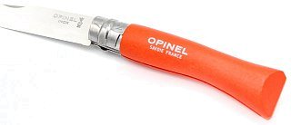 Нож Opinel 7VRI Colored 8см нержавеющая сталь оранжевый - фото 1