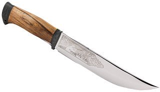 Нож Росоружие Атаман 95х18 рисунок орех - фото 3