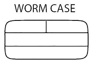 Коробка Meiho SFC Worm Case S 138x77x31мм - фото 3