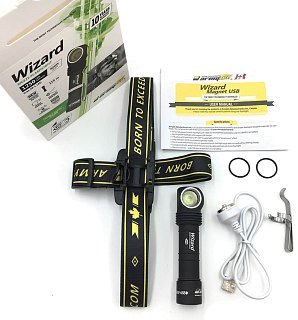 Фонарь Armytek Wizard Magnet XP-L USB серебро - фото 7
