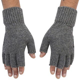 Перчатки Simms Wool 1/2 Finger Glove Steel  - фото 2
