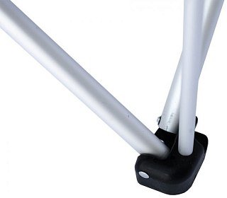 Кресло Tramp раскладное с жесткими подлокотниками  алюминий - фото 5