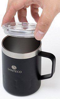 Термокружка Santeco Kemi II 350мл black - фото 2