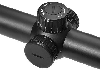 Прицел Gaut Nephrite 1-4x24 60 красная 30мм 1/2 МОА - фото 6