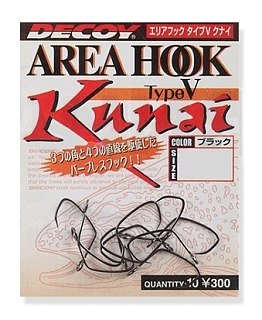 Крючки Decoy Area hook AH-V Kunai №6 уп.10шт - фото 2