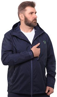 Куртка Aquatic  КД-02ТС от дождя темно-синий - фото 1