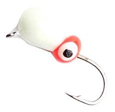 Мормышка Lumicom Капля с ушком вольф обмазка-жучок 5,0мм P white 1/10 - фото 2