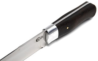 Нож ИП Семин Соболь кованая сталь Х12МФ ц.м венге - фото 3