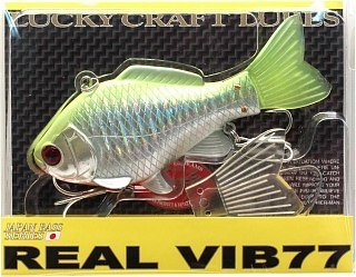 Воблер Lucky Craft Real Vib 77 0367 alumi real chart back 137 - фото 2