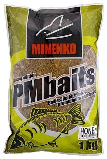 Прикормка MINENKO PMbaits Groundbaits 1кг honey