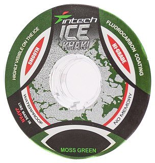 Леска Intech Ice Khaki moss green 50м 0.126мм 1.4кг - фото 2
