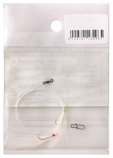 Оснастка Зимородок Ставридная сабик береговой 2мухи №12 - фото 2