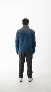 Джемпер Nautilus Keepler флисовый Grey/Blue с принтом - фото 4