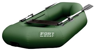 Лодка Fort 240 надувная зеленая - фото 1